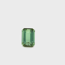 Load and play video in Gallery viewer, Green Tourmaline - 15.42cts/ Octagon