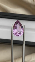 Load and play video in Gallery viewer, Kunzite - 12.43Cts/ Pear