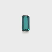 Load and play video in Gallery viewer, Indicolite Tourmaline - 4.95cts/Octagon