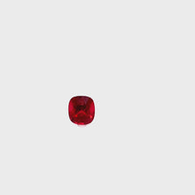 Load and play video in Gallery viewer, Red Spinel - 1.21cts / Cushion